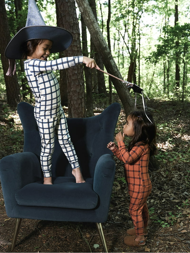 Modern Moments by Gerber Baby and Toddler Neutral Super Soft Halloween One-Piece Pajama, Sizes 0/... | Walmart (US)