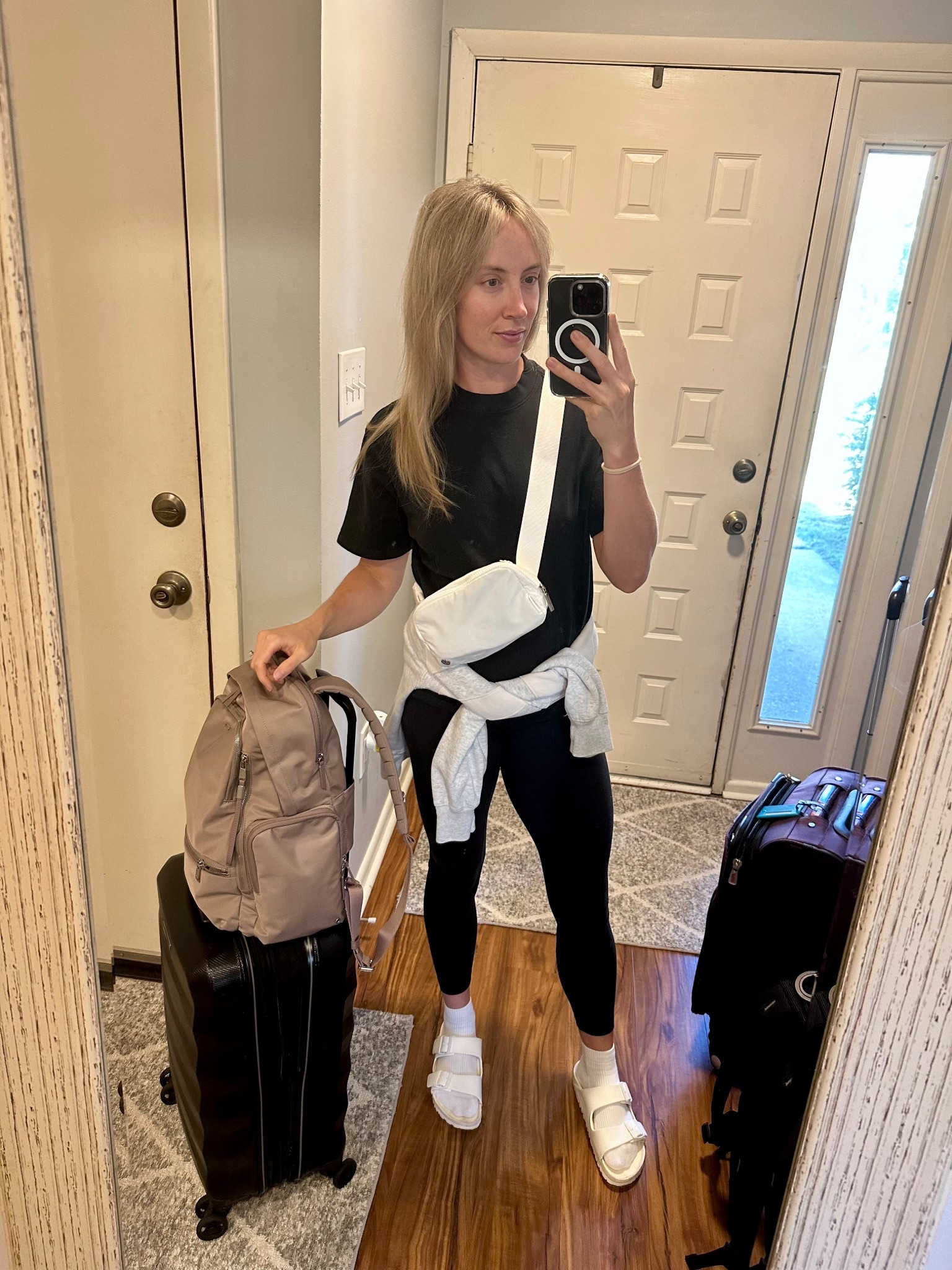 The OG travel fit - can’t bring myself to wear anything else! So comfy & my favorite socks ever from Bombas  

#LTKActive #LTKTravel #LTKFindsUnder100