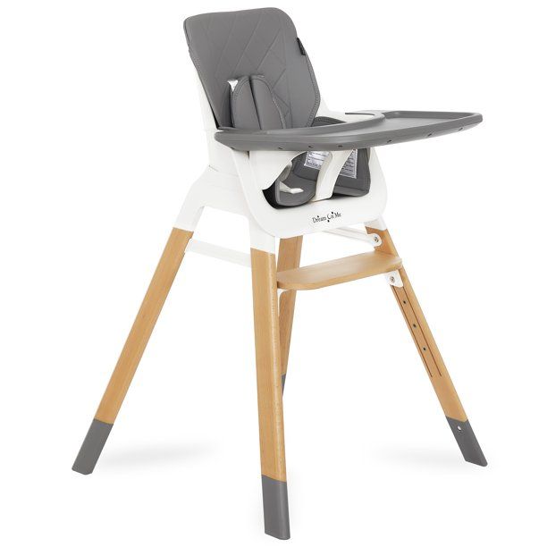 Dream On Me Nibble Wooden Highchair | Compact High Chair | Light weight | Portable |Removable Sea... | Walmart (US)