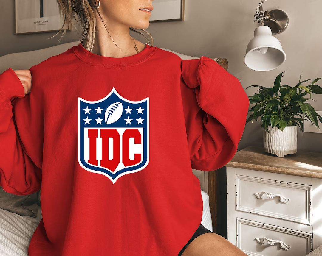 I Don't Care Football Unisex Football Lovers Sweatshirt,boho IDC Football Fan Apparel,retro Footb... | Etsy (US)