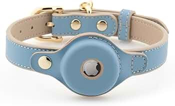 Cupertino Dog Collars, Harnesses & Leashes Made from Vegan Leather with Dog Tracker Device Holder... | Amazon (US)