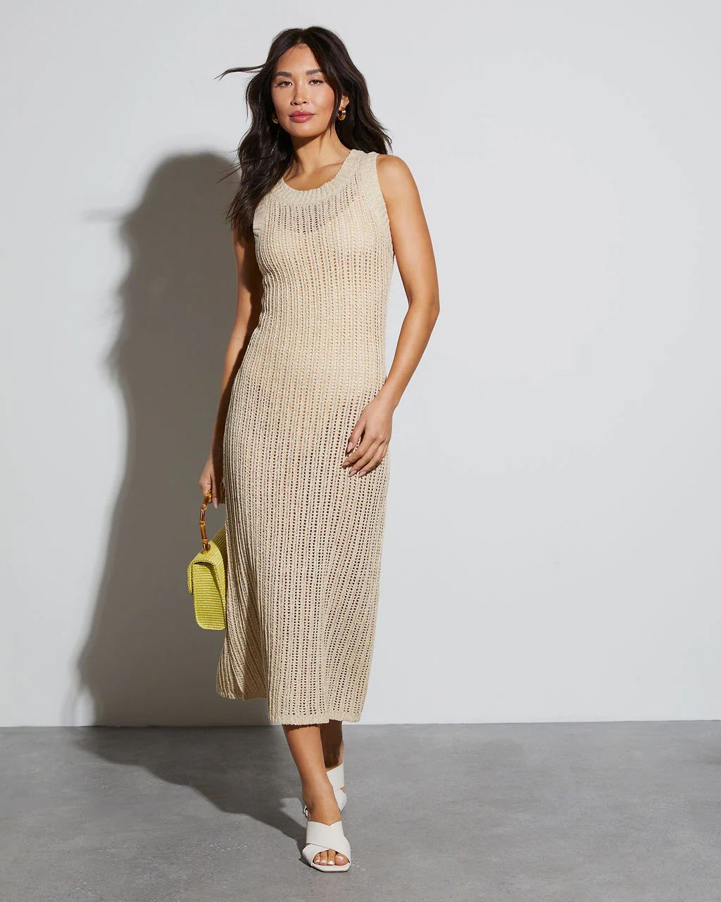 Joey Crew Neck Coverup Maxi Dress | VICI Collection