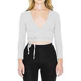 American Apparel Women's Cotton Spandex Julliard Long Sleeve Top | Amazon (US)