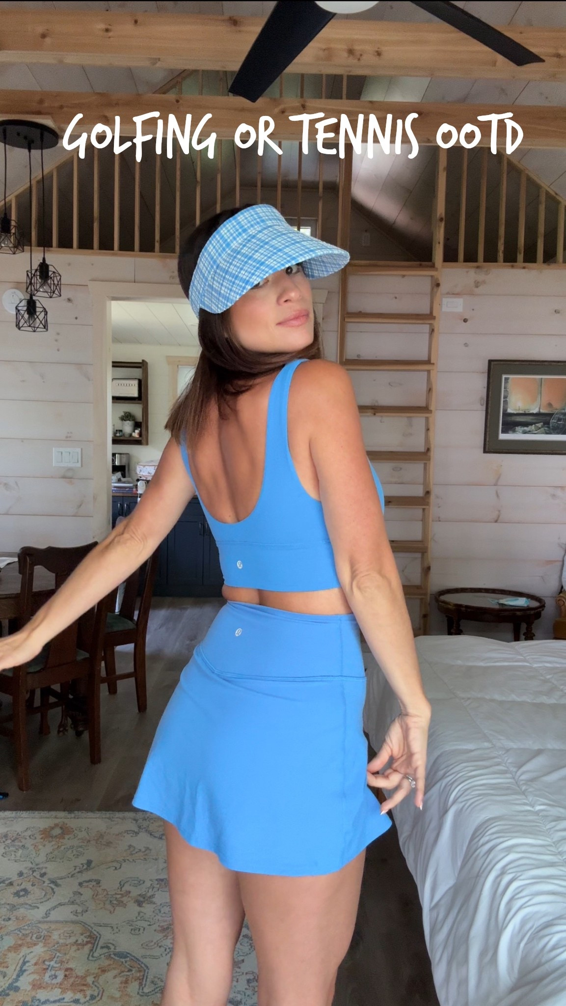 Cute golfing or tennis outfit ! #ltklululemon #ltksports #ltksummer #lululemon #golfingoutfit #tennisoutfit 
