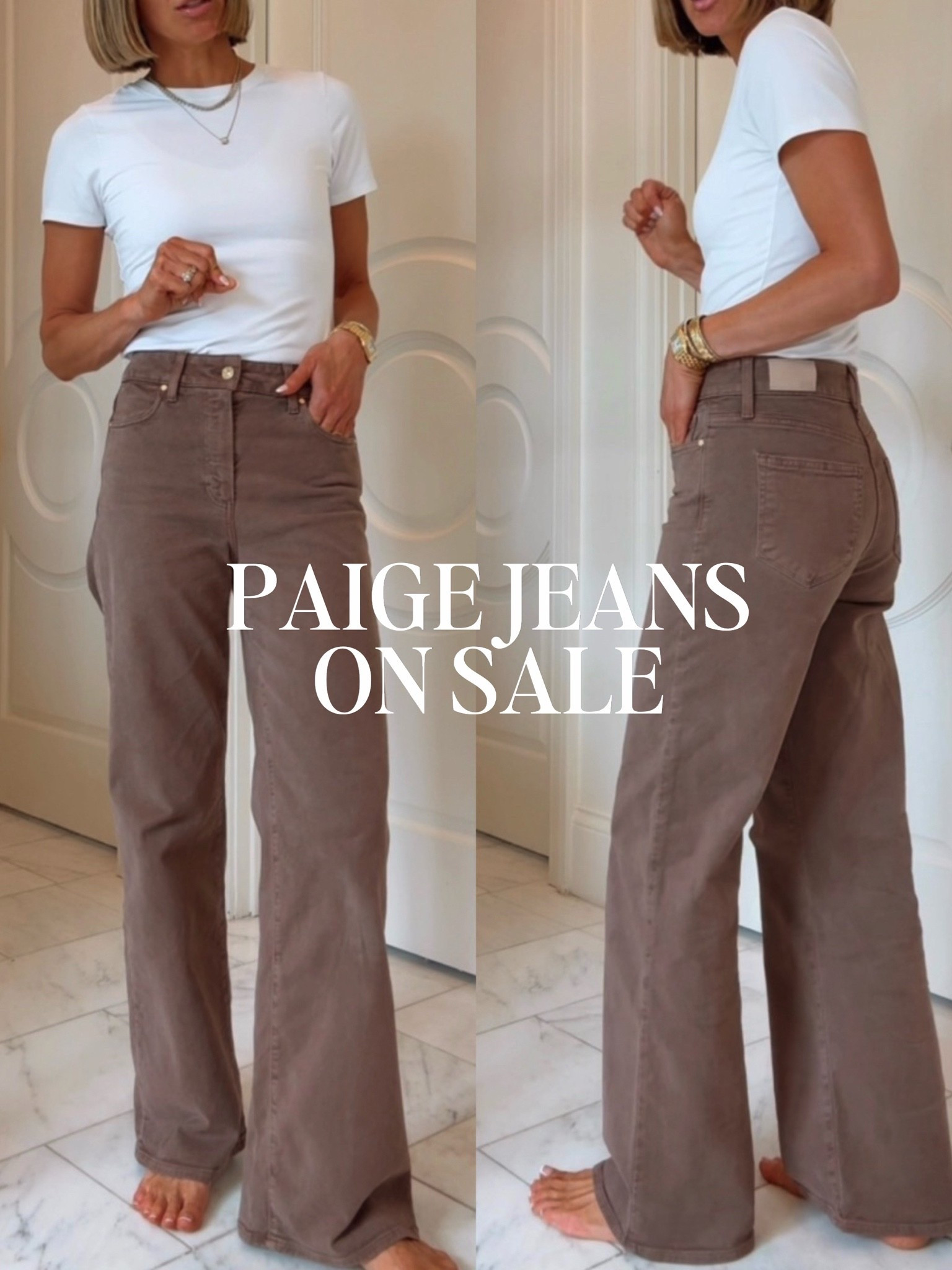 Get 25% off my favorite style of Paige jeans at Bloomingdale’s right now! Such a steal, make sure to grab this viral pair! I’m 5’7 wearing size 25, run tts

#LTKSaleAlert