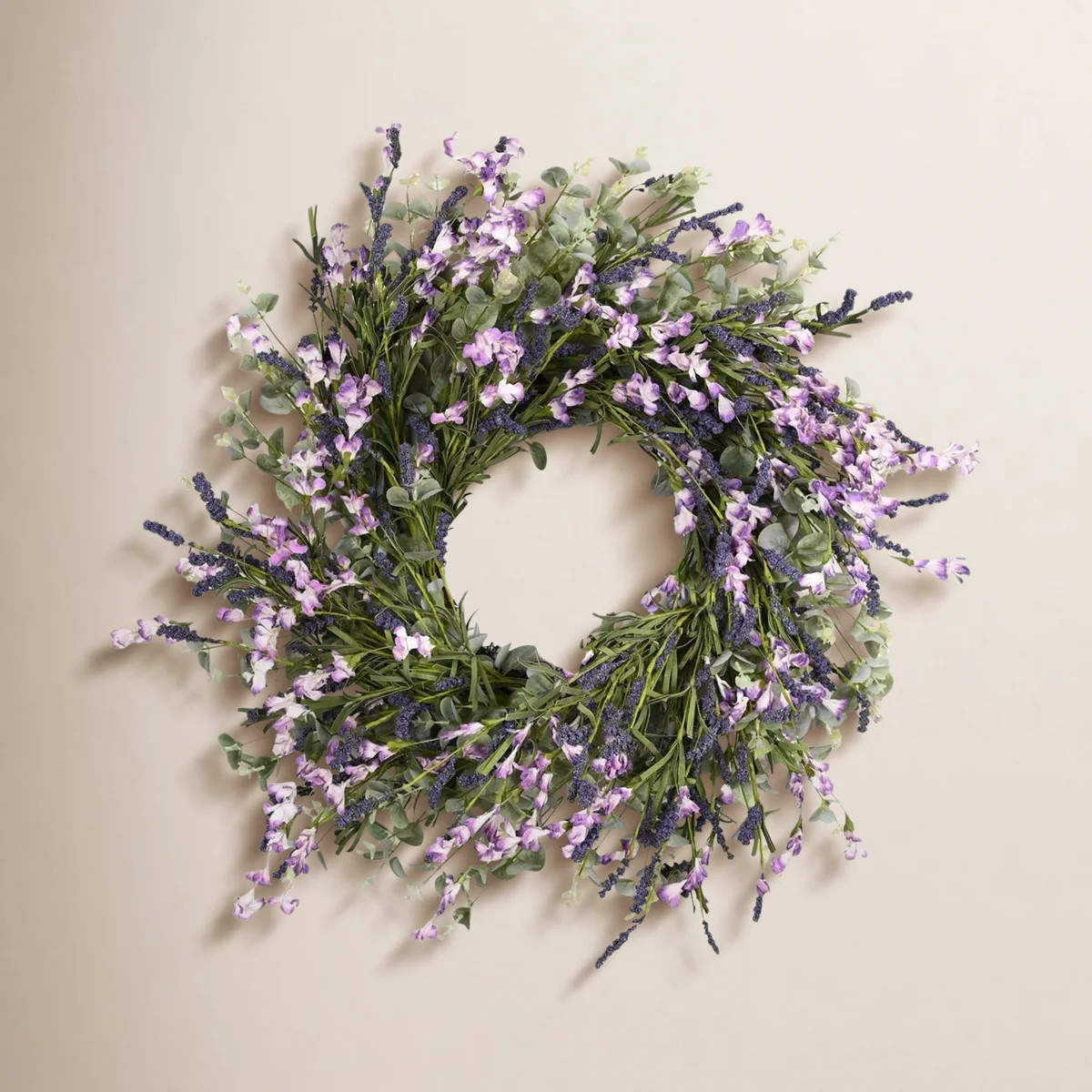 26" W Artificial Foliage, Berry and Wildflower Wreath | Wayfair North America