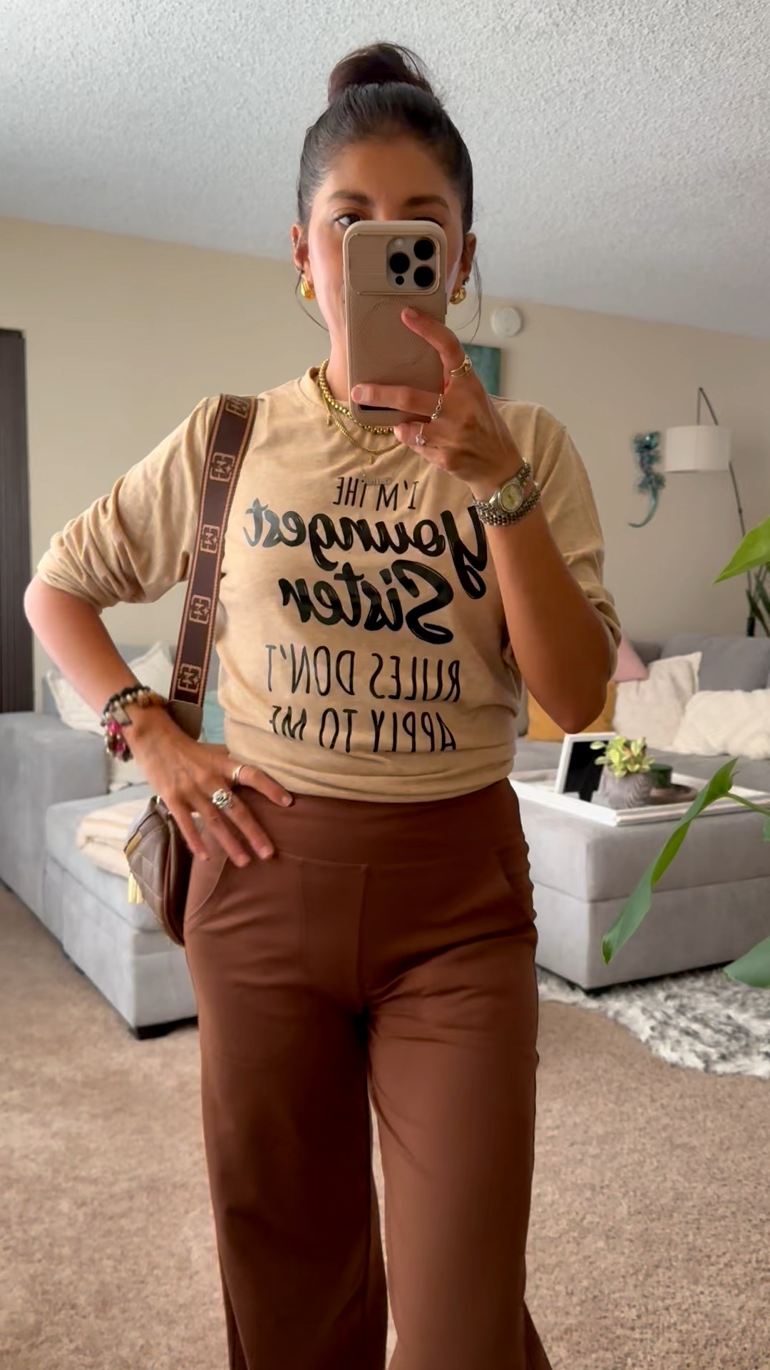 Comfy ✨ Stylish ✨ Effortless — that’s the vibe of this look. I’m obsessed with this long-sleeve shirt + sweatshirt combo and my go-to yoga pants (so stretchy you can live in them 🙌). Of course, I had to finish it off with my Thousandfell sneakers (the most comfortable pair ever 💯), my versatile vegan belt bag (wear it 4 ways!), and chic designer sunnies. The perfect balance of casual + cool for every day.

comfortable everyday outfit, casual athleisure style, yoga pants outfit ideas, stretchy yoga pants, Thousandfell sneakers review, sustainable sneakers outfit, vegan belt bag crossbody, multiway belt bag, casual look with sneakers, long sleeve shirt and sweatshirt style, effortless everyday fashion, casual chic outfit with sunglasses

#LTKStyleTip #LTKFindsUnder50 #LTKSeasonal