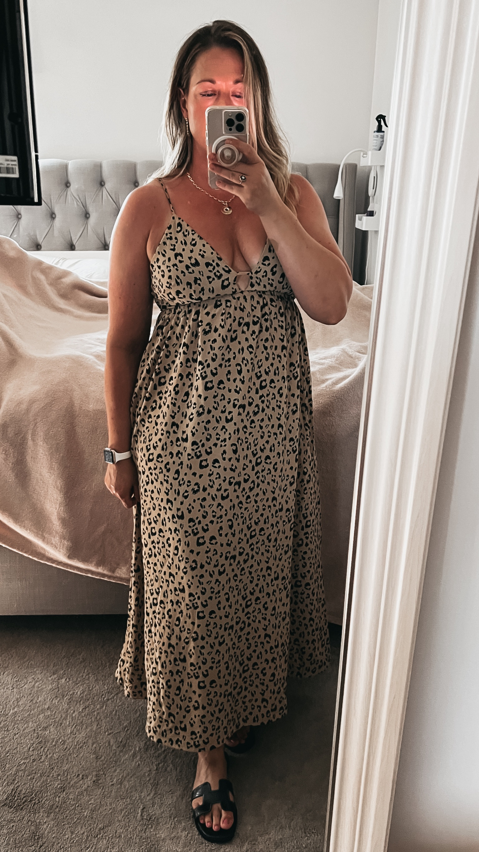 This leopard maxi dress is 30% off  #LTKsalealert #target #targetstyle #onsale #dealalert
Wearing a size medium  

#LTKSummerSales #LTKMidsize #LTKFindsUnder50