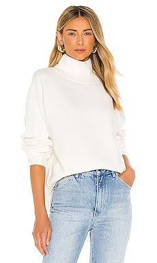 Free People Afterglow Mock Neck Sweater in Ivory from Revolve.com | Revolve Clothing (Global)