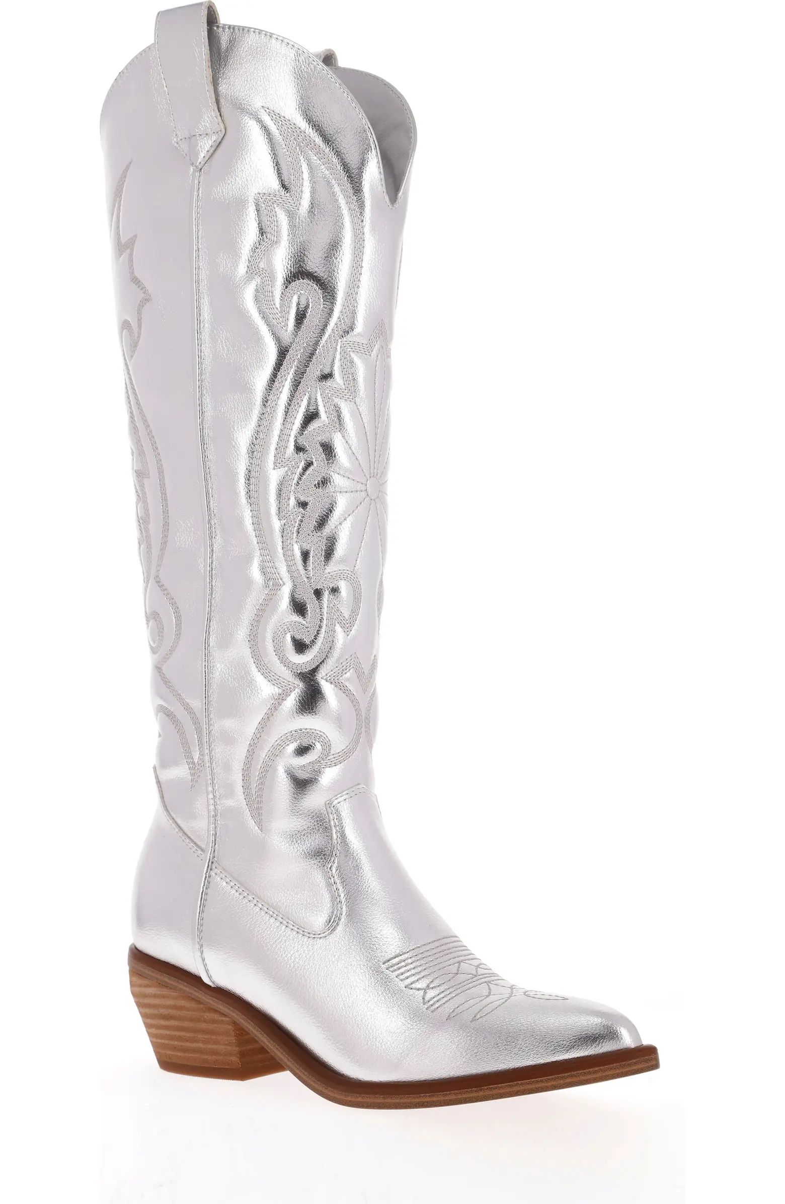 MIA Kolt Knee High Cowboy Boot (Women) | Nordstrom | Nordstrom