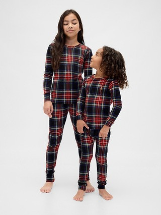 Kids & Baby Organic Brushed Cotton Holiday PJ Set | Gap (CA)