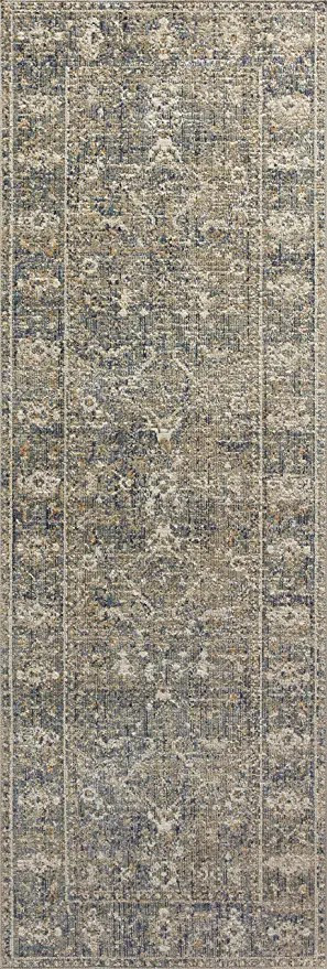 Chris Loves Julia x Loloi Rosemarie ROE-03 Sand / Lagoon Oriental Area Rug 3'-7" x 5'-7" | Amazon (US)