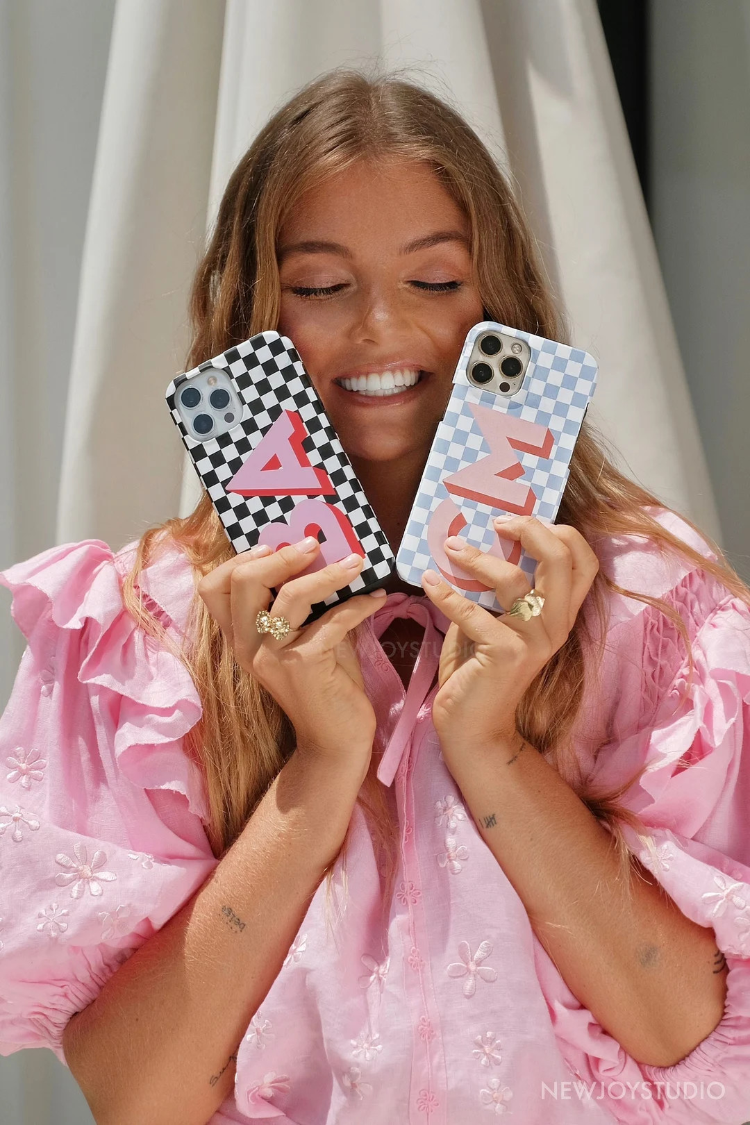 Monogram Checkerboard Large Initial iPhone Case iPhone 12 Case Custom iPhone 13 Pro Case iPhone 11 C | Etsy (US)