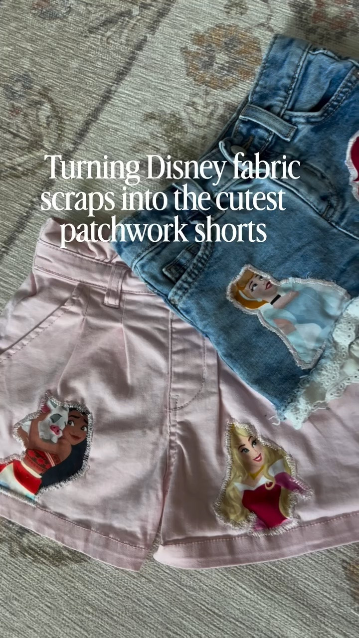 ✂️ Turning Disney fabric scraps into the cutest patchwork shorts for my girls 🎀✨

A little bit of Disney fabric, a sewing machine, and a whole lot of childhood magic 🏰🤍 I love finding ways to turn leftover fabric into handmade Disney clothes my girls can wear on our adventures and in everyday life.

If you love Disney DIYs, sewing projects, handmade kids clothing, and creating magical childhood moments, you’re in the right place ✨ I share easy sewing inspiration, Disney-inspired crafts, and creative ideas for moms who love making the little things feel special.

Follow along for more Disney sewing projects and magical DIY ideas 🎀🧵

Save this for your next Disney sewing project and send it to your favorite crafty Disney mom ✨

#craftymom #diysfordisney #girlmom #patchwork #diydisneyoutfits