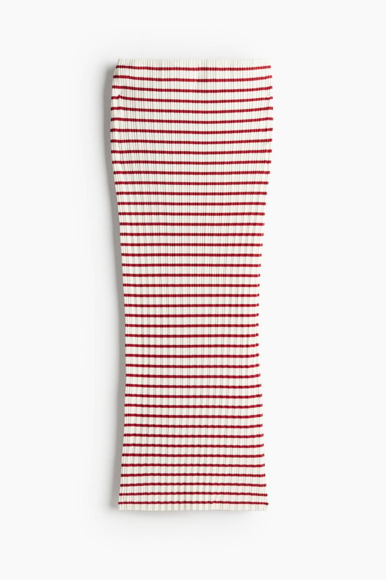 Rib-knit pencil skirt | H&M (UK, MY, IN, SG, PH, TW, HK)