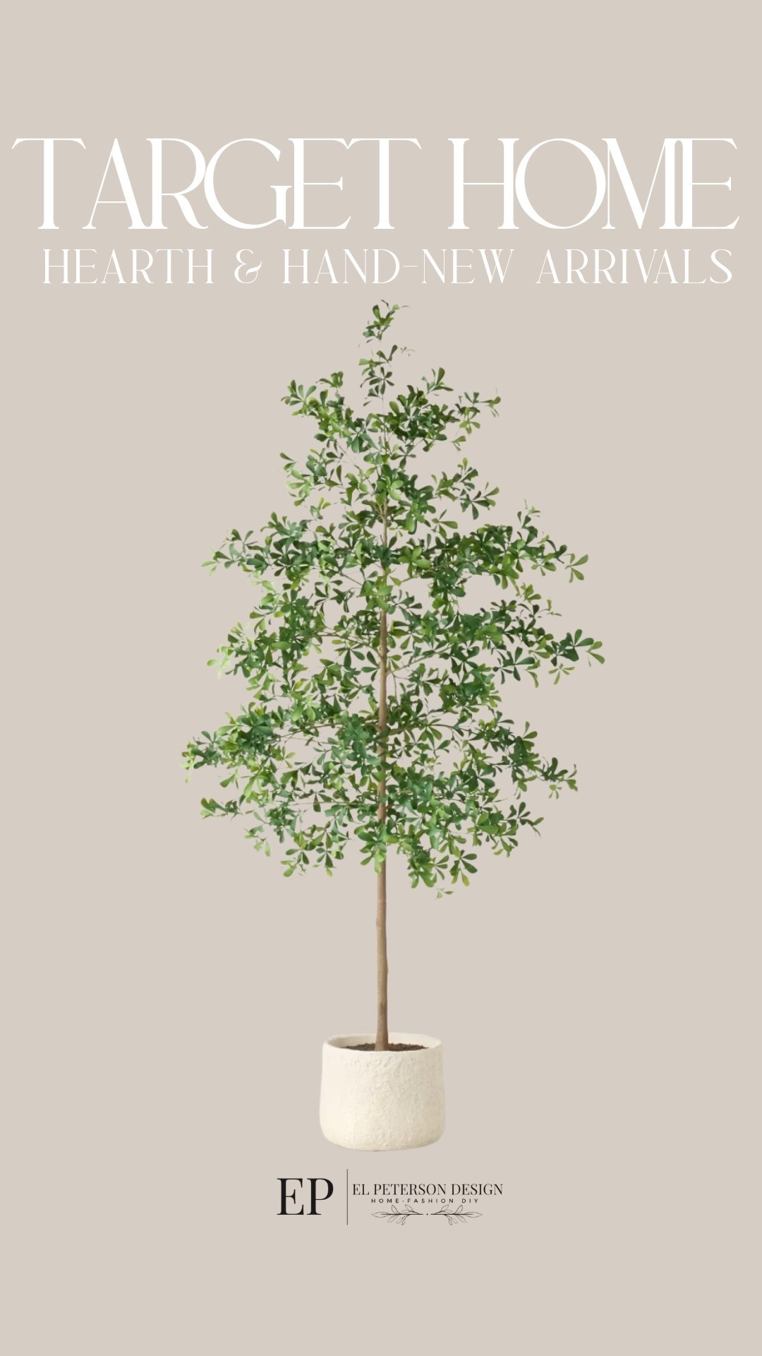 Target 
Hearth and Hand-New Arrivals 
Faux tree 

#LTKHome