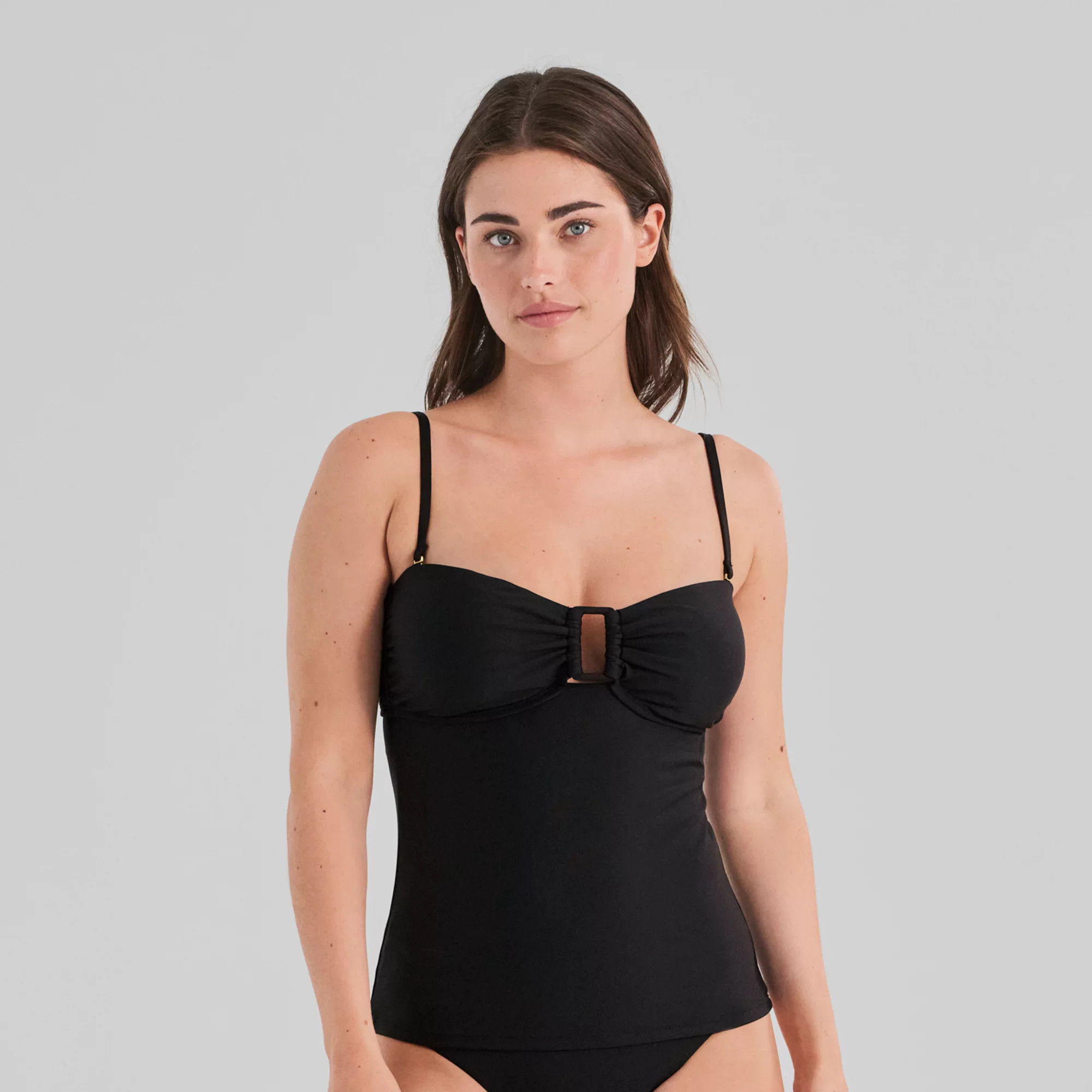 Women's Freshwater Square Ring Bandeau Tankini | Kohl's