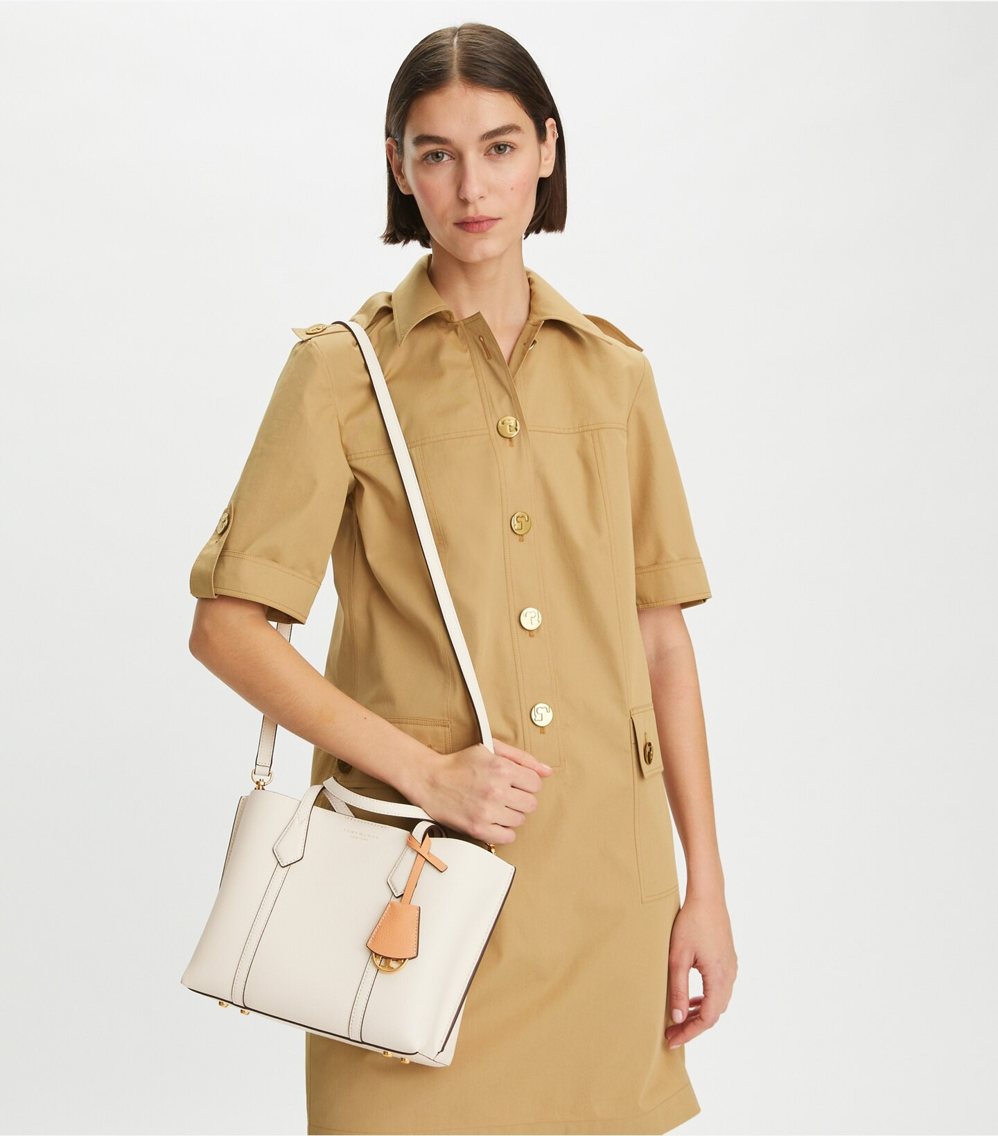 SMALL PERRY TRIPLE-COMPARTMENT TOTE BAG | Tory Burch (US)