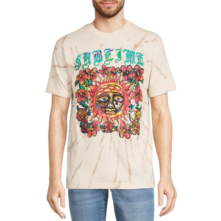 Sublime Birch Tie Dye Men's & Big Men's Graphic Tee | Walmart (US)