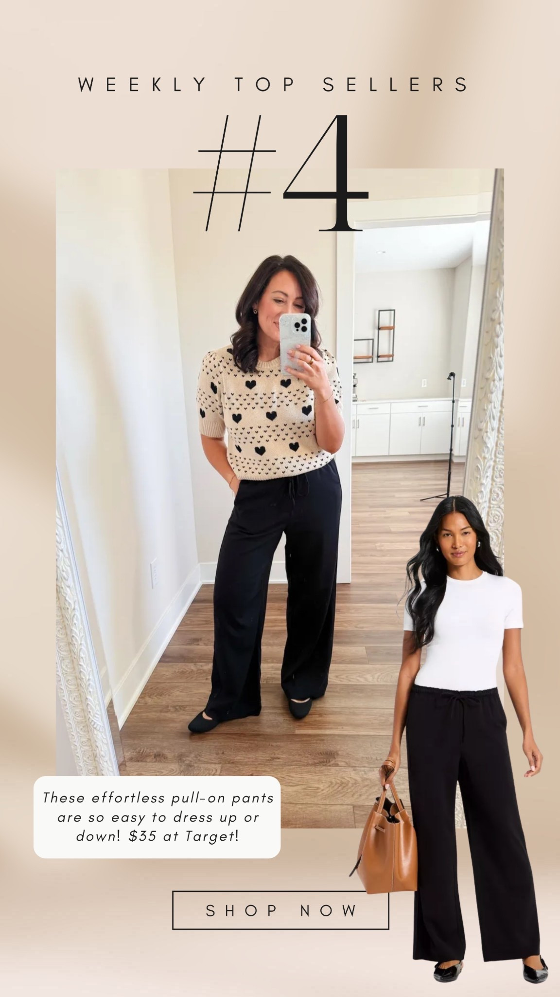 TARGET 🎯 TUESDAY 
• medium top
• medium regular length pants (I’m 5’4)
• flats true to size

#LTKootd #LTKSaleAlert #LTKSeasonal