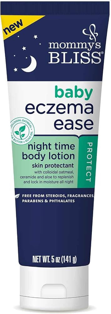 Mommy's Bliss Eczema Ease Night Moisturizer w/Colloidal Oatmeal, Shea Butter & Olive Oil, Relieve... | Amazon (US)