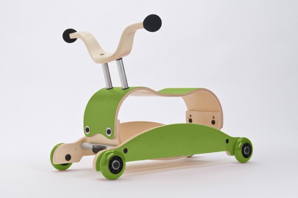 Wishbone Mini-Flip Mix & Match in Green - Baby Walker That Converts - 3-in-1 Walk, Scoot and Rock | Amazon (US)