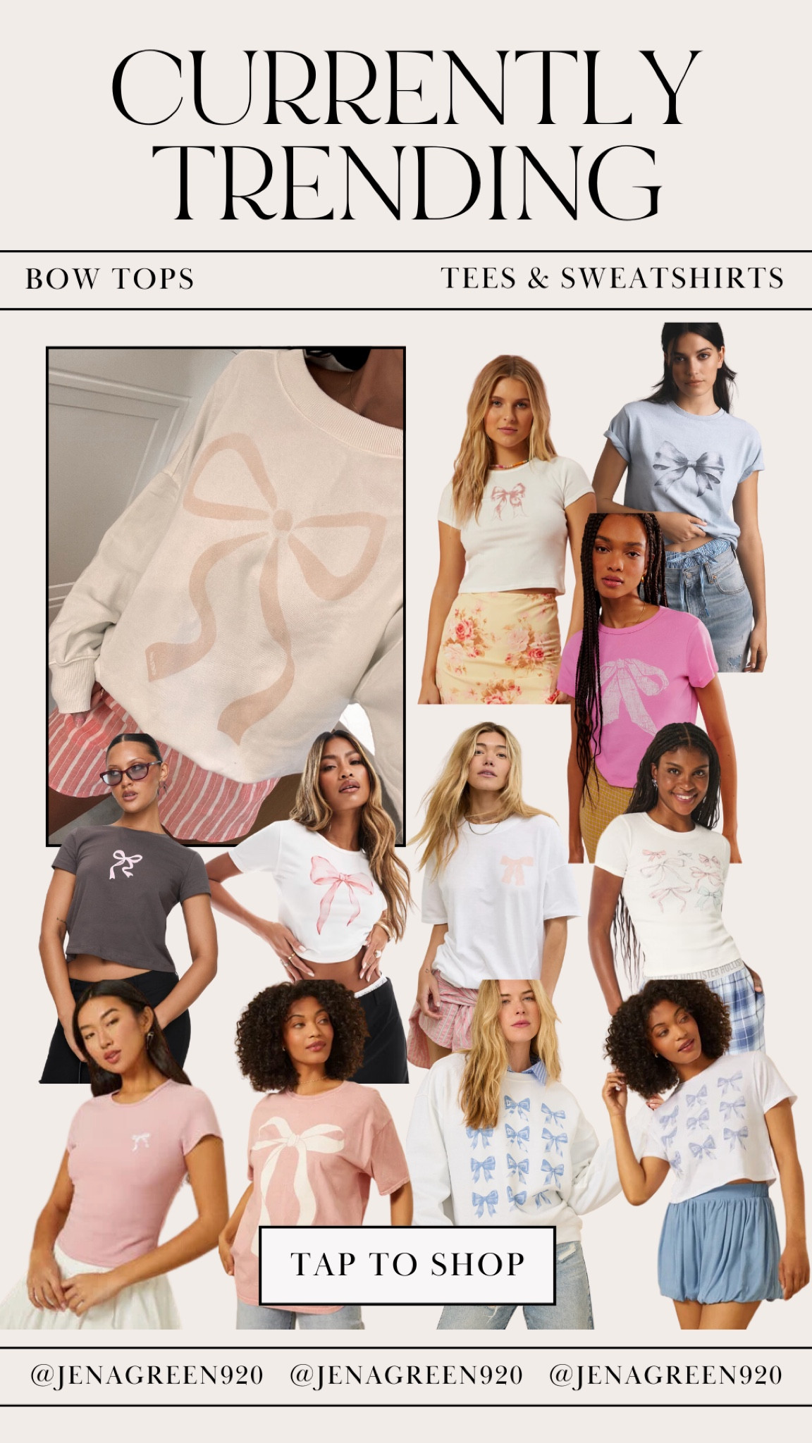 Bow Tees | Bow Tshirts | Bow Sweatshirts | Bow Looks 

#LTKStyleTip #LTKFindsUnder50 #LTKFindsUnder100