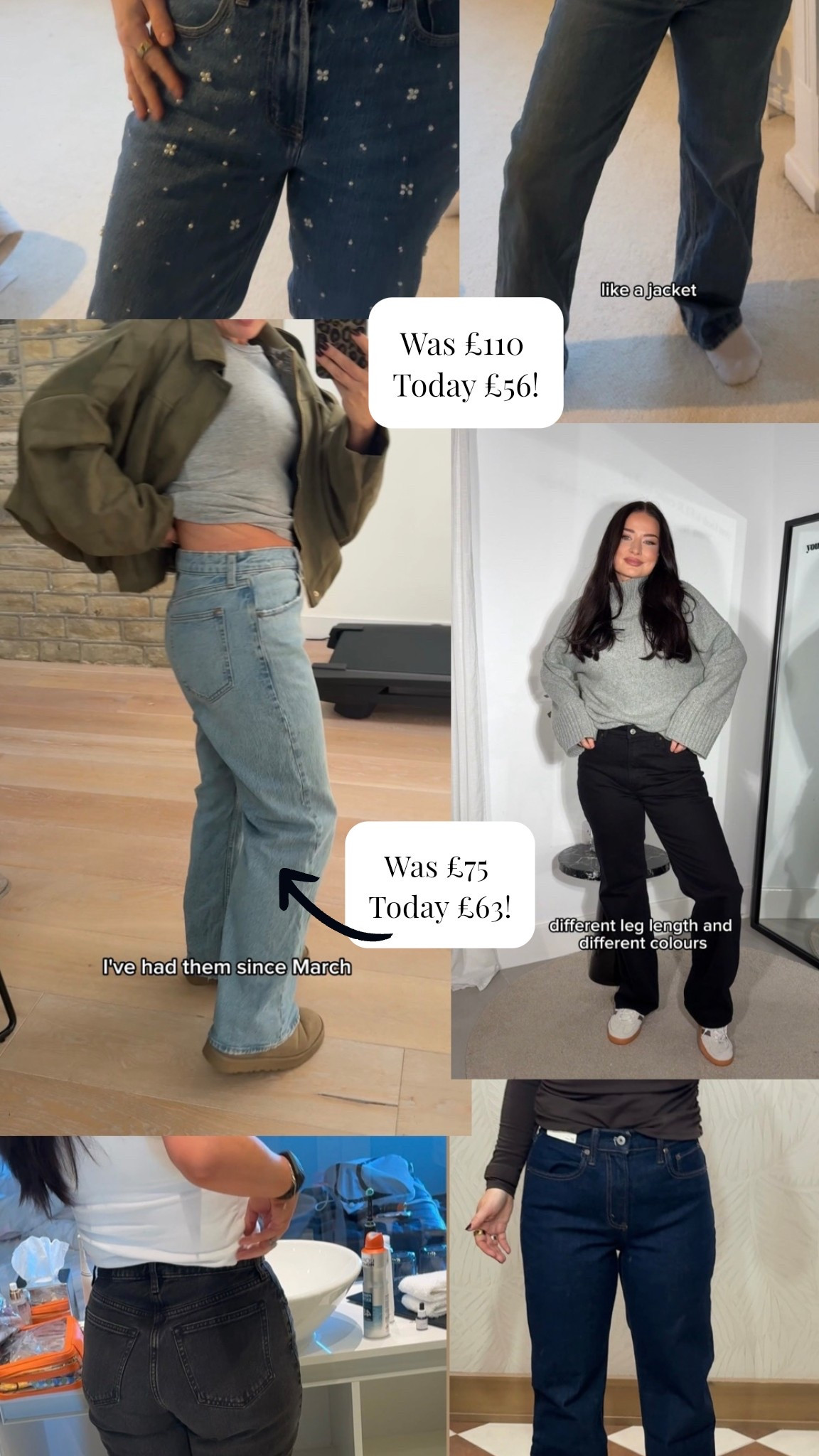 AF on offer today! Ends Sunday at midnight. 

I’m 5ft 2 size 8/10 atm 
I wear 27 short for true fit 

#jeans #jeanstryon 

#LTKuk #LTKjeans #LTKpetite