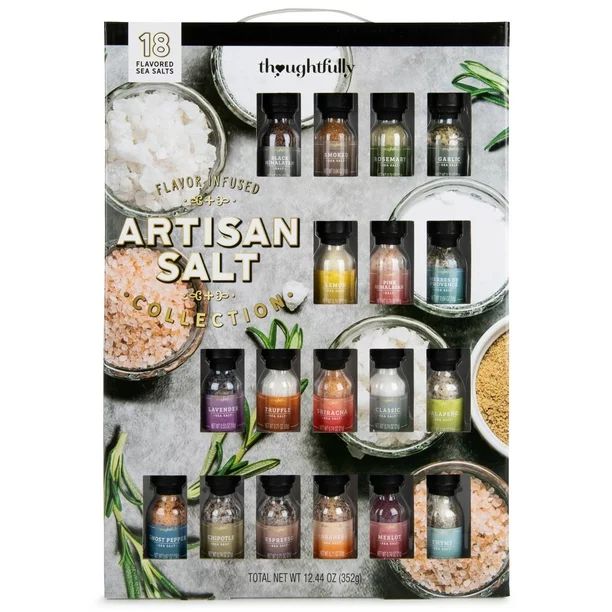 Thoughtfully Gourmet, Salt Sampler Gift Set, Flavors Include Garlic, Rosemary, Lemon and More, Pa... | Walmart (US)