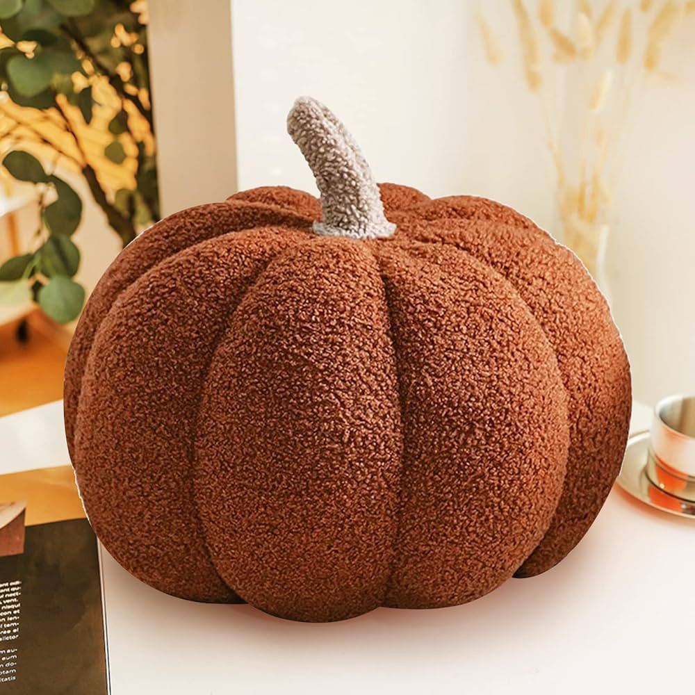 Pumpkin Pillow,Halloween Pillows,Halloween Decorations Pillows,3D Fall Decorations for Home Pumpk... | Amazon (US)