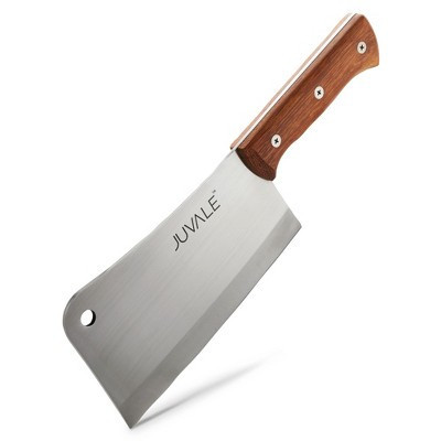 Juvale Meat Cleaver Bone Chopper for Chef, Meat Cutting - Heavy Duty Butcher Knife with Wooden Handle for Kitchen (8 Inch) | Target