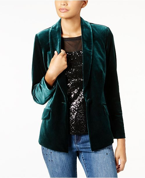 INC Velvet Blazer, Created for Macy's | Macys (US)