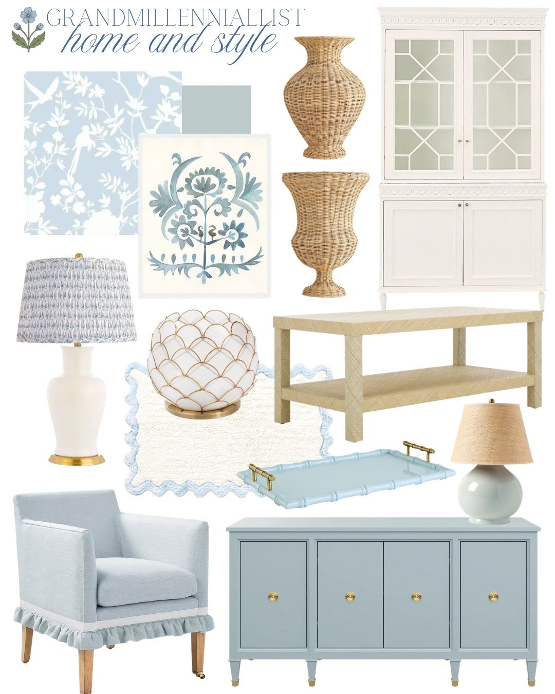 Grandmillennial home decor ideas

Interior design furniture table console cabinet curio wallpaper paint sample glass hurricane 

Serena & Lily Ballard Designs Anthropologie Pottery Barn

#LTKHome #LTKSeasonal