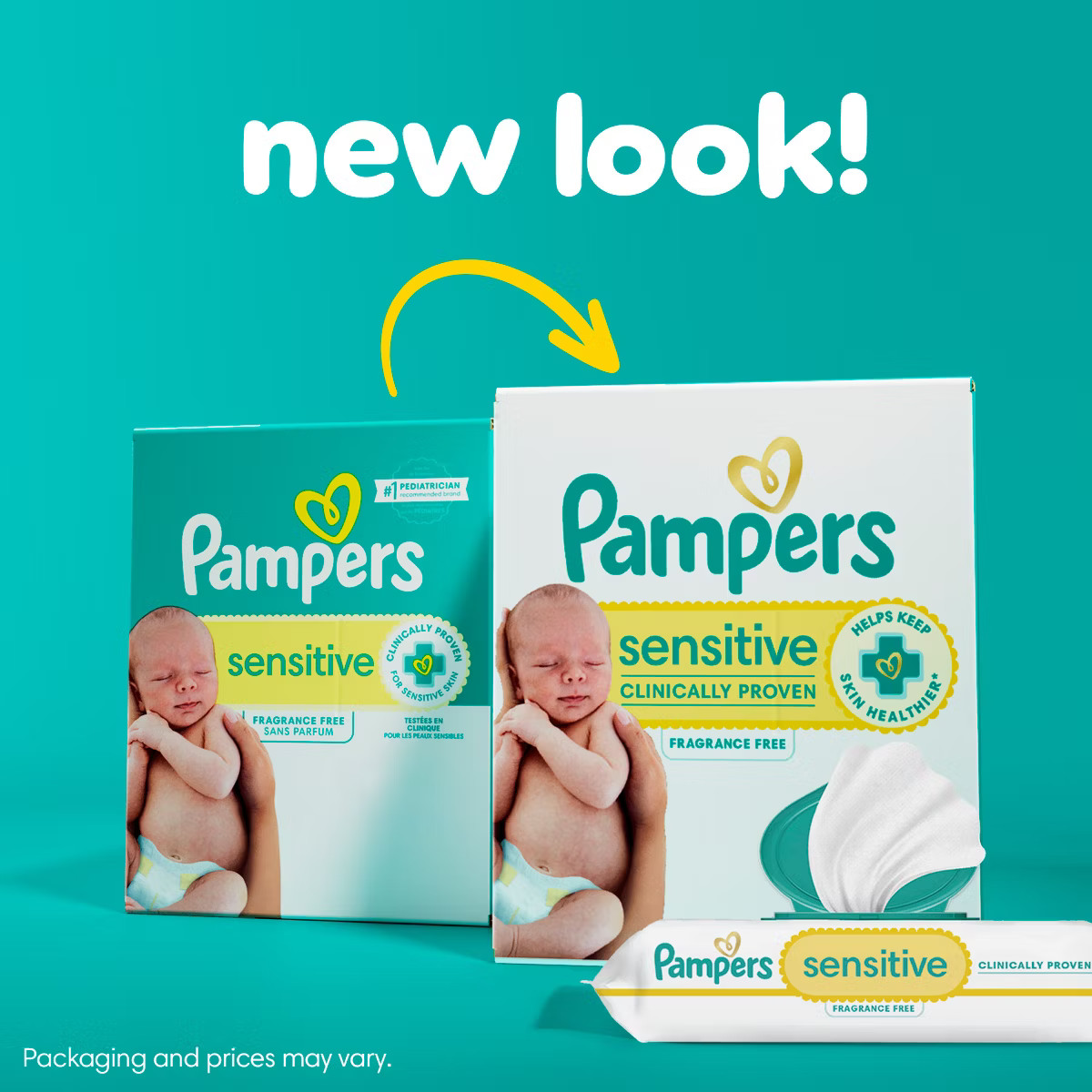 Pampers Sensitive Baby Wipes (Select Count) | Target