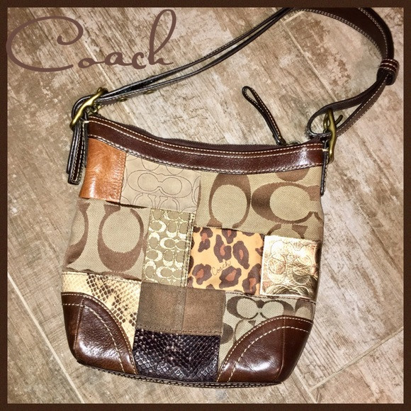 Coach Holiday Patchwork Collection Bag F0773-11497 | Poshmark