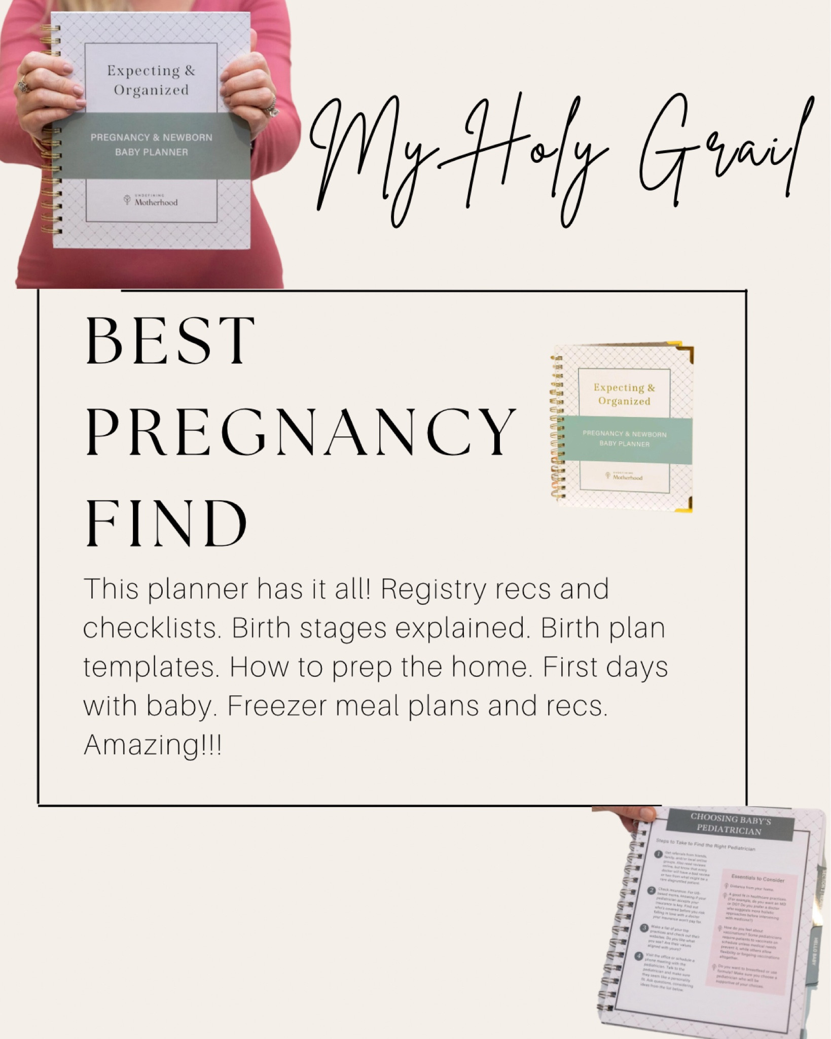 Maternity - Life saver for expecting moms. I grabbed this planner and it’s the best! I recommended it to all my pregnant friends. So good! 

#LTKbump #LTKSpringSale #LTKbaby