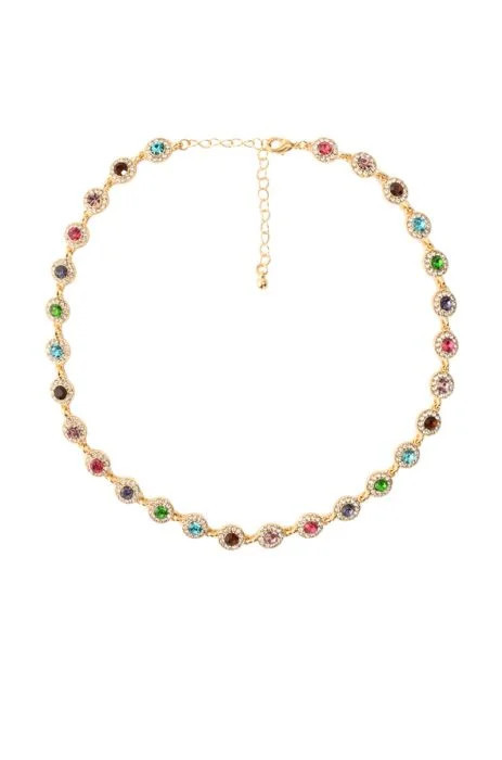 ITS GIVING LUXURY EMBELLISHED CHOKER in multi | AKIRA