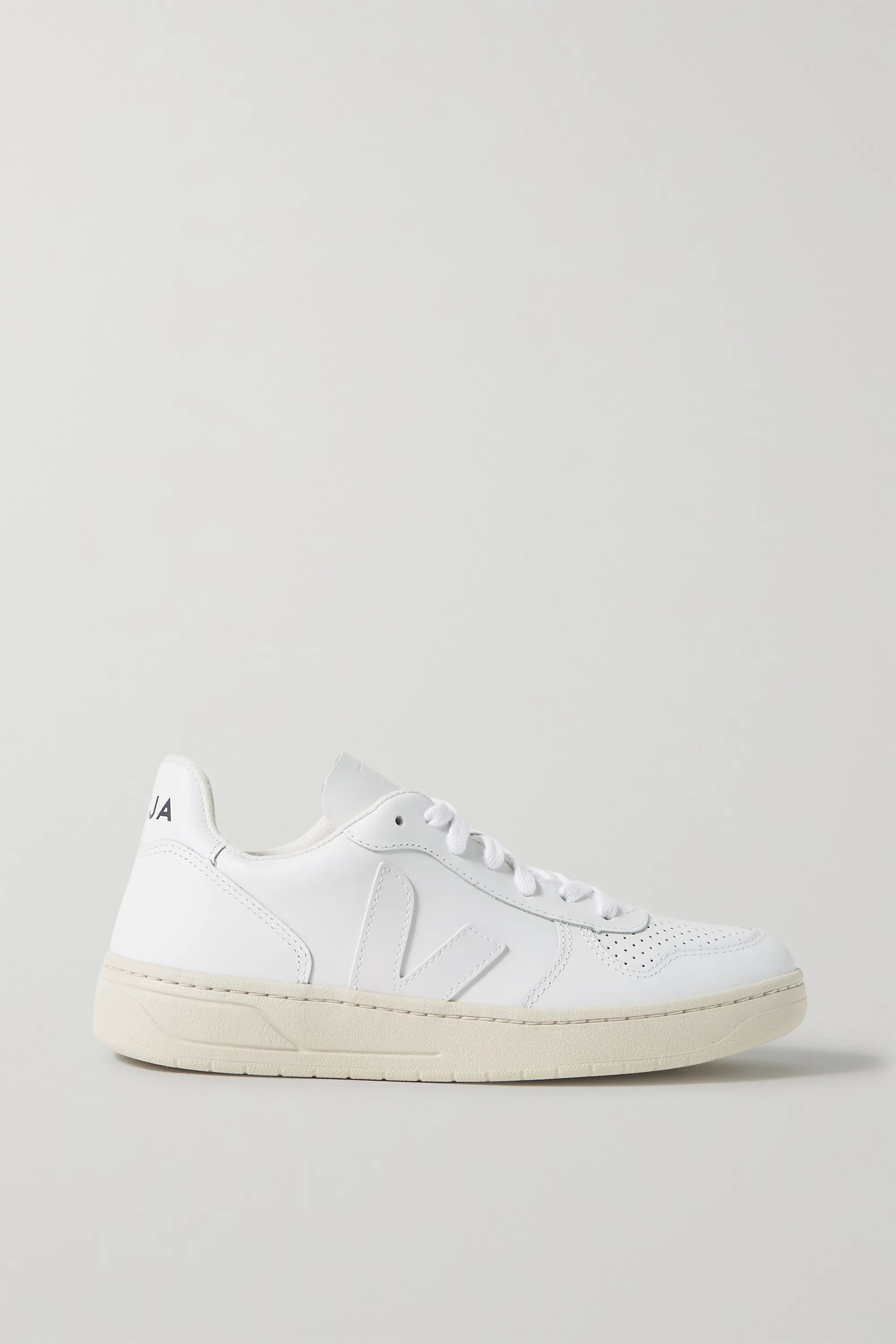 White + NET SUSTAIN V-10 leather sneakers | Veja | NET-A-PORTER | NET-A-PORTER (US)