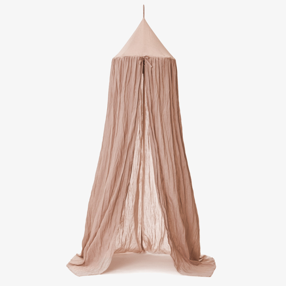 Liewood Pink Organic Cotton Canopy | Childrensalon