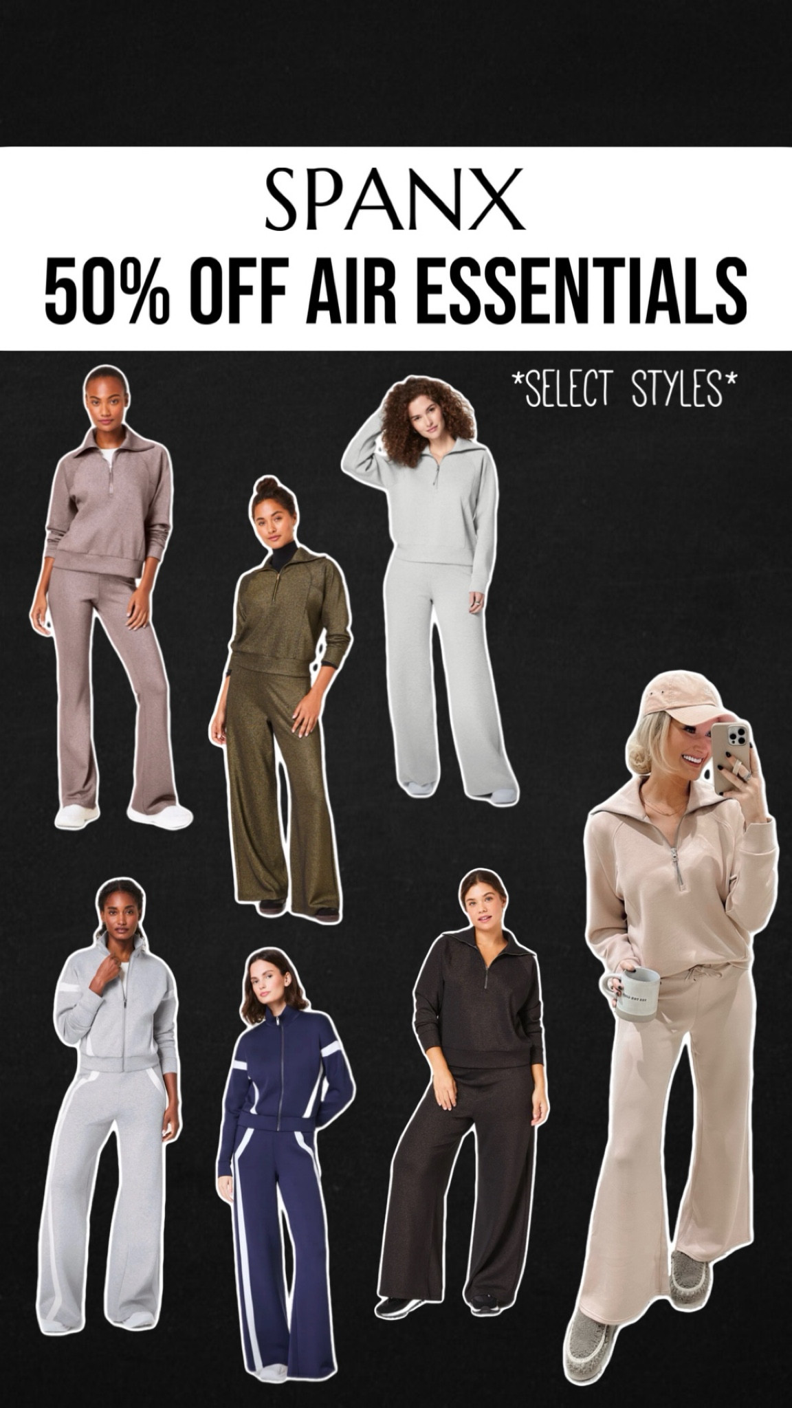 50% OFF *select styles* SPANX AIR ESSENTIALS!! 

#LTKCyberWeek #LTKFindsUnder100 #LTKSaleAlert