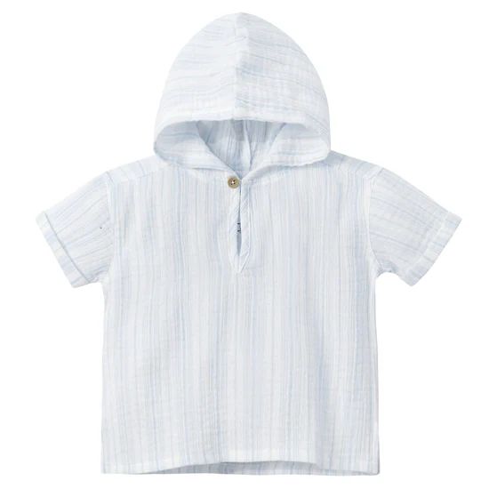 Infant & Toddler Boys Striped Gauze Hoodie | Gerber Childrenswear