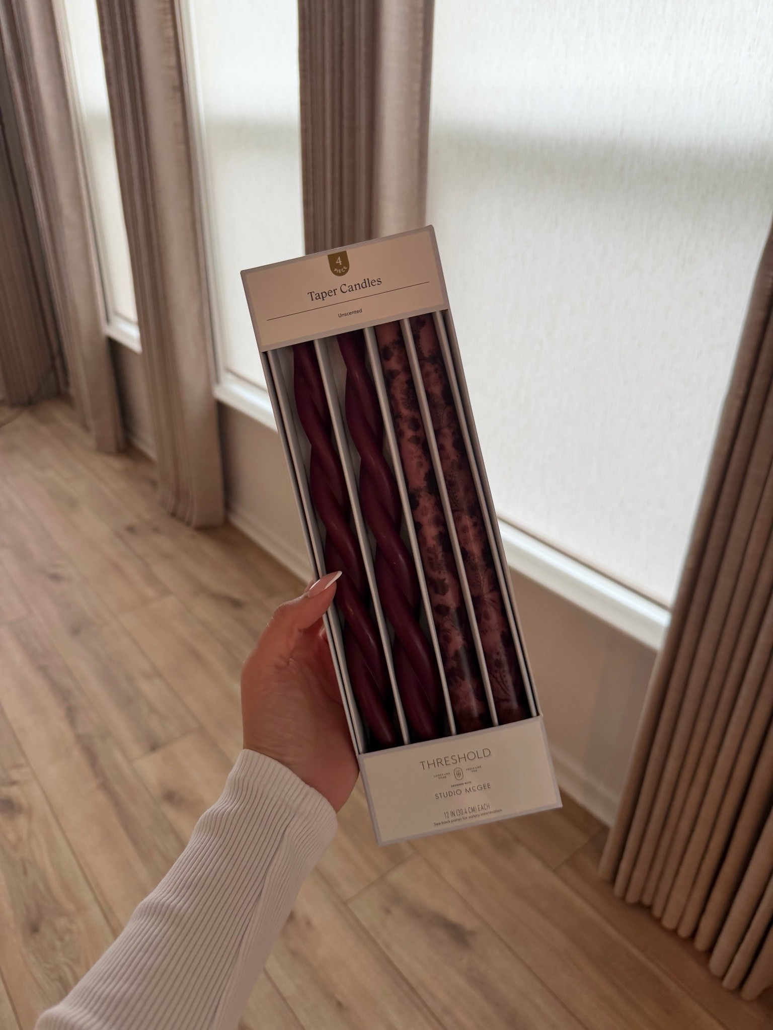The most beautiful burgundy taper candles 

Budget friendly

#LTKHome #LTKdayinmylife #LTKSeasonal