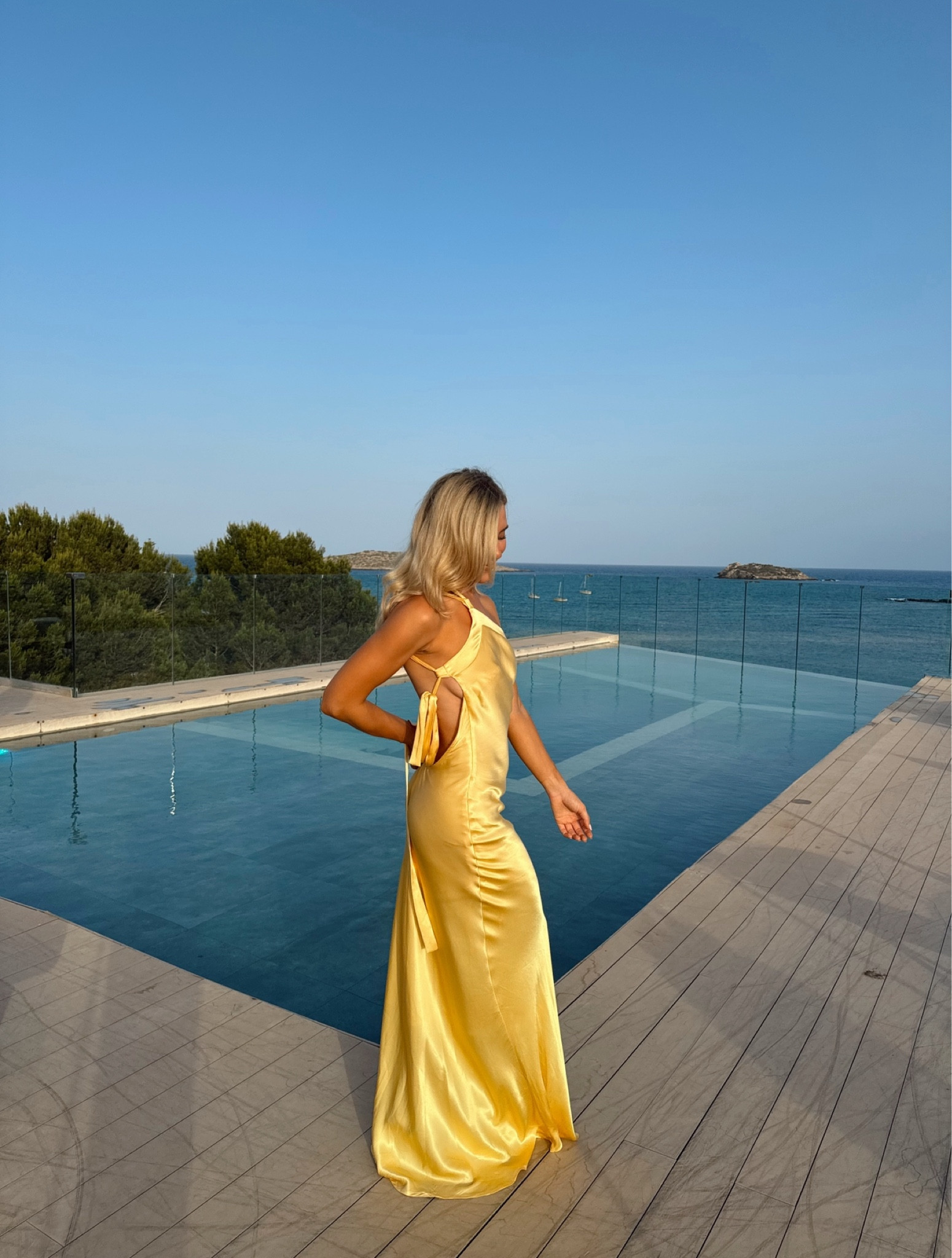 Yellow silk maxi dress - yellow satin maxi dress - backless dress - wedding guest dress - silk dress - silk maxi dress - satin maxi dress - wedding guest outfit - summer dress - yellow dress - satin dress - silk dress 

#LTKwedding #LTKtravel #LTKsummer