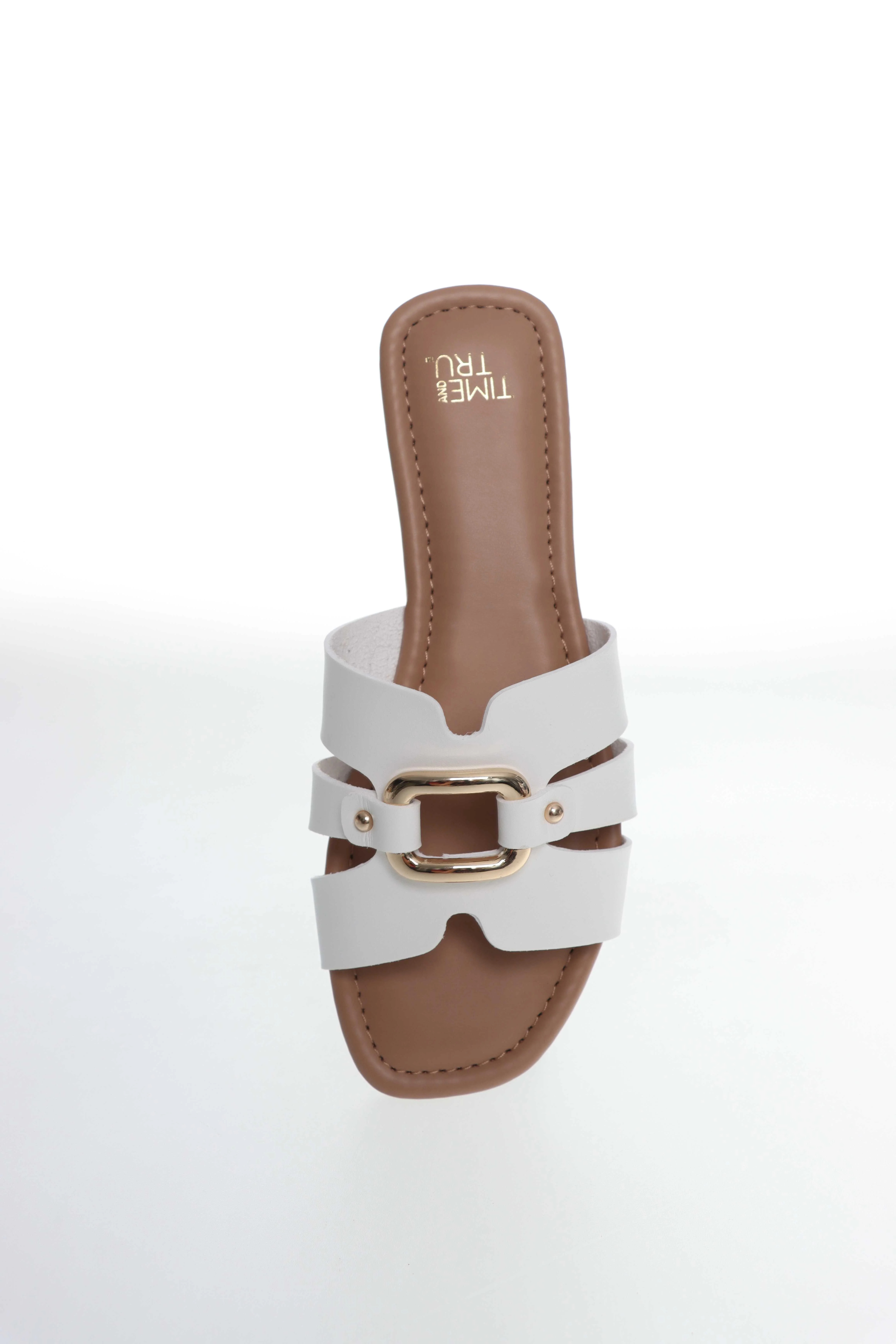 Time and Tru Women's Hardware Slide Sandal | Walmart (US)