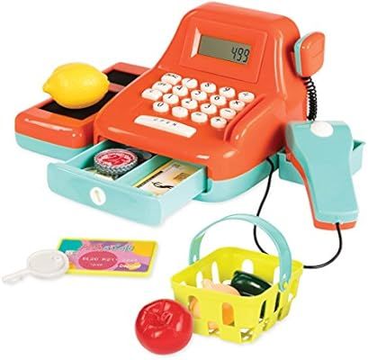 Battat B. Toys Cash Register Toy Playset – Pretend Play Kids Calculator Cash Register with Acce... | Amazon (US)
