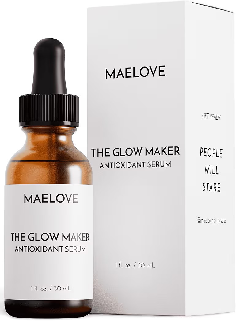 MAELOVE Glow Maker Vitamin C Serum with Vitamin E, Ferulic Acid & Hyaluronic Acid, Award-Winning ... | Amazon (US)