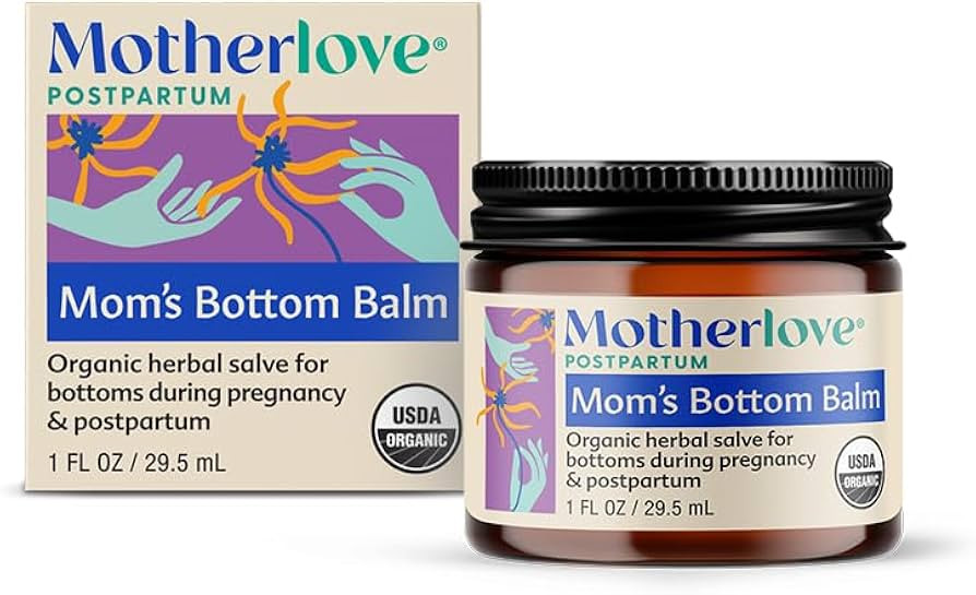 Motherlove Mom's Bottom Balm (1 oz) Organic Herbal Salve w/Witch Hazel for Bottoms During Pregnan... | Amazon (US)
