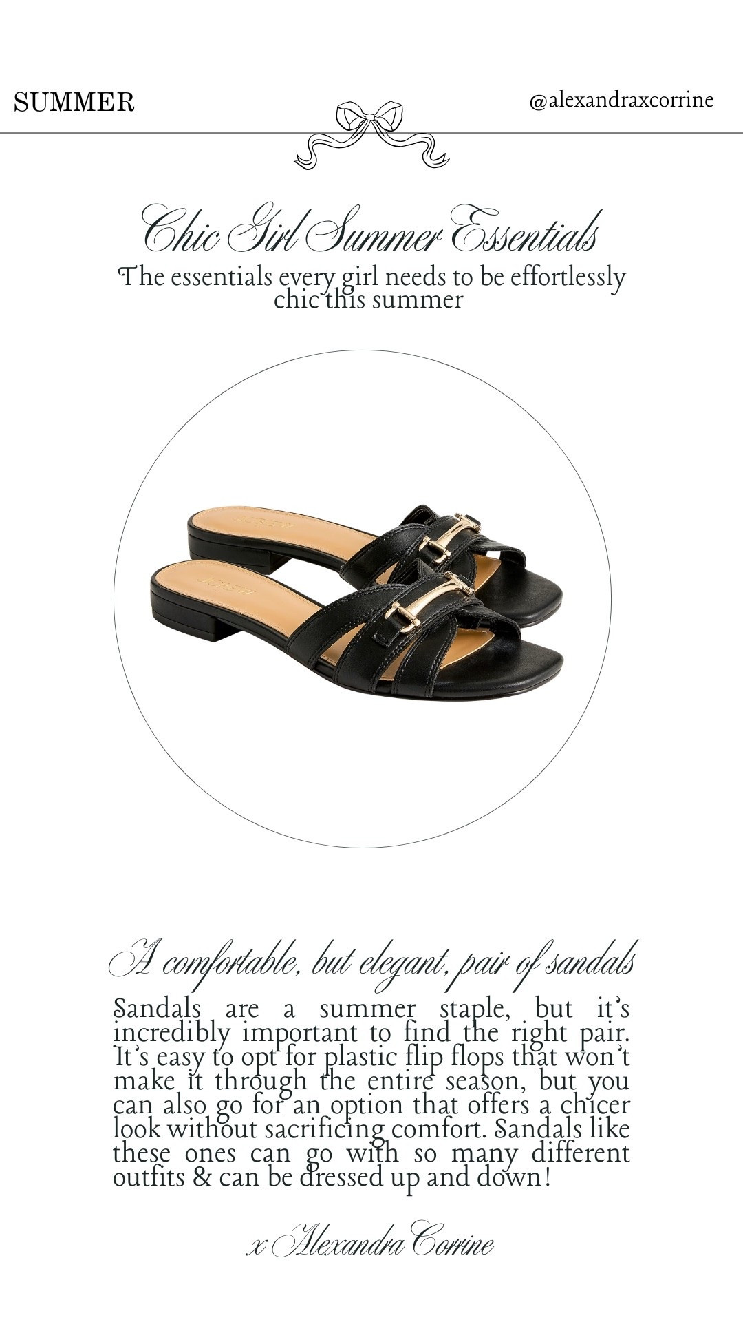 Chic girl summer essentials 🥂 The essentials every girl needs to be effortlessly chic this summer 🦪

Summer accessories, chic summer style, summer fashion, classic elegant style, Meredith Blake aesthetic, sandals

#LTKSeasonal