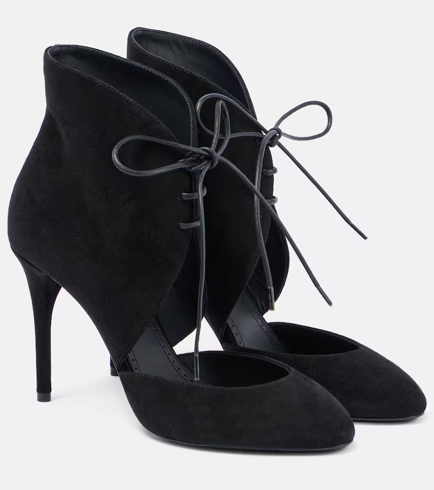 Alaïa Bottines 90 en daim | Mytheresa (INTL)