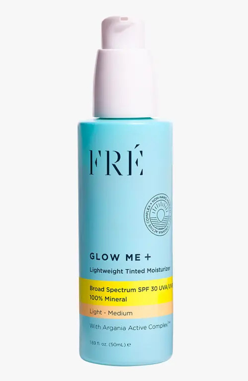FRÉ Skincare GLOW ME + Tinted Mineral SPF 30 Moisturizer in Light - Medium Brown at Nordstrom | Nordstrom